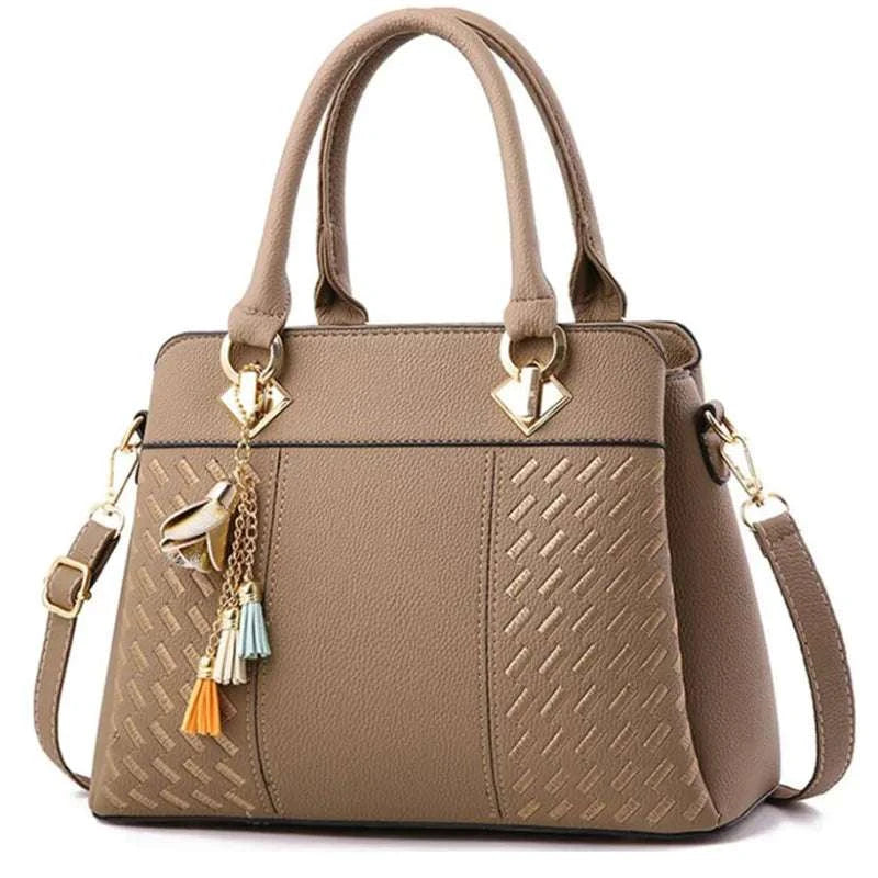SleekSophistique Handbag with Tassel