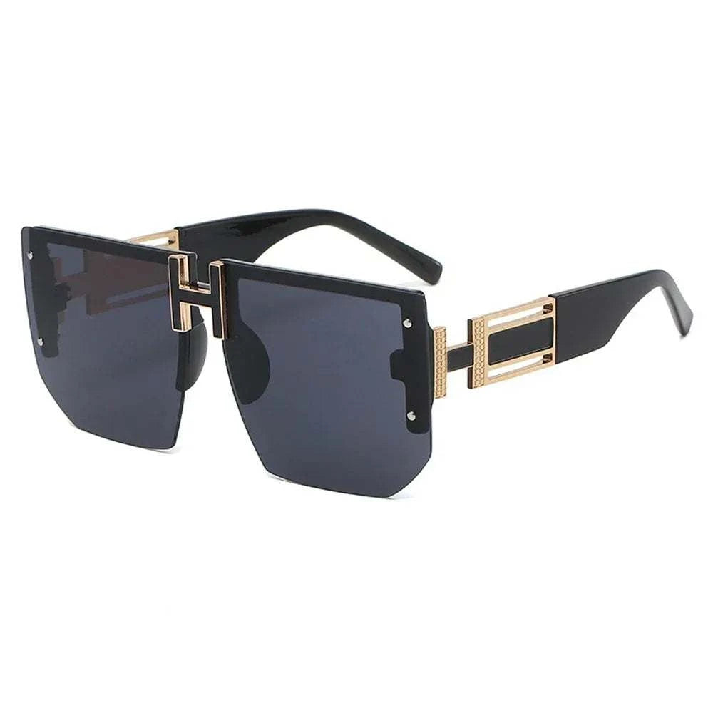 luxury women rimless sunglasses